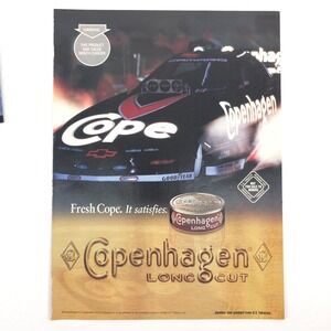 COPENHAGEN Camaro Advertising Print Ad Drag Racing Garage Wall Art Poster Promo